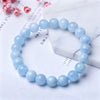 Aquamarine Bracelet - Calming Energy & Courage - Buddha Tibet xd00048