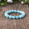 Aquamarine Bracelet - Calming Energy & Courage - Buddha Tibet xd00048