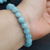Aquamarine Bracelet - Calming Energy & Courage - Buddha Tibet xd00048