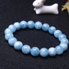 Aquamarine Bracelet - Calming Energy & Courage - Buddha Tibet xd00048