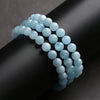 Aquamarine Bracelet - Calming Energy & Courage - Buddha Tibet xd00048