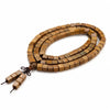 Argentine Green Sandalwood Mala Bracelet — 108-Bead Wood Mala for Daily Practice & Calm - 7mm · 108 Beads · Sugar-Cube CutBuddha Tibet