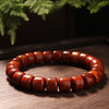 Buddha Tibet Yak Bone Bracelet - Dzi & Tiger Eye Accents