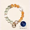 Zodiac Crystal Bracelet — Natural Stone Bead Bracelet Matched to Your Sign