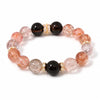 Black Gold Super Seven Crystal Bracelet — Premium Rutilated Quartz - Classic Super Seven 10mm + CertificateBuddha Tibet