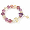 Black Gold Super Seven Crystal Bracelet — Premium Rutilated Quartz - Purple Prosperity 8mmBuddha Tibet