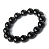 Black Obsidian Bead Bracelet — Simple, Dark, Unshakable - 6mm BeadsBuddha Tibet