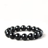 Black Obsidian Bead Bracelet — Simple, Dark, Unshakable - 6mm BeadsBuddha Tibet