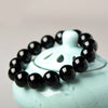 Black Obsidian Bead Bracelet — Simple, Dark, Unshakable - 6mm BeadsBuddha Tibet