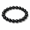 Black Obsidian Bead Bracelet — Simple, Dark, Unshakable Buddha Tibet