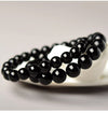 Black Obsidian Bead Bracelet — Simple, Dark, Unshakable - 6mm BeadsBuddha Tibet