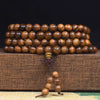 Black Rosewood 108-Bead Mala Bracelet — Natural Wood Prayer Beads in Round, Barrel & Wrap Styles Buddha Tibet