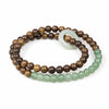 Black Rosewood 108-Bead Mala Bracelet — Natural Wood Prayer Beads in Round, Barrel & Wrap Styles Buddha Tibet
