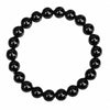 Black Tourmaline Bead Bracelet — Clear the Day, Keep the Stone - 6mm标准Buddha Tibet