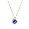 Blue Evil Eye Necklace — Ancient Protection Symbol for Deflecting Envy & Negative Energy - Buddha Tibet xd00121