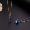 Blue Evil Eye Necklace — Ancient Protection Symbol for Deflecting Envy & Negative Energy - Buddha Tibet xd00121