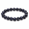 Blue Sandstone Bracelet — Polished Natural Stone Beads - 14mmBuddha Tibet