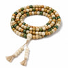 Bodhi Root 108-Bead Mala Bracelet — Natural Seed Beads for Meditation & Mindful Practice Buddha Tibet
