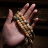 Bodhi Root 108-Bead Mala Bracelet — Natural Seed Beads for Meditation & Mindful Practice Buddha Tibet