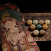 Bodhi Root 108-Bead Mala Bracelet — Natural Seed Beads for Meditation & Mindful Practice Buddha Tibet