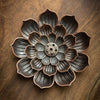Bronze Lotus Incense Holder — Calm Your Mind with Inner Peace - Buddha Tibet xd00085