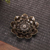 Bronze Lotus Incense Holder — Calm Your Mind with Inner Peace - Buddha Tibet xd00085