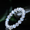 Natural Blue Moonstone Bracelet 8mm — Collector-Grade Crystal with Ice-Clear Glow Buddha Tibet