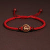 Peachwood Chinese Zodiac Bracelet — Red String Good Luck Charm for Your Sign - GoatBuddha Tibet