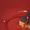 Vajra Knot Red String Bracelet — Handwoven with Silver Clasp, Multiple Sizes - Silver - Plated Alloy Clasp15CMBuddha Tibet
