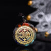 Chakra Necklace - Sri Yantra Orgonite Necklace - Buddha Tibet xd0000801