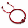 Chinese Zodiac Red String Bracelet — Cinnabar Charm Bracelet for Your Birth Sign Buddha Tibet