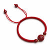 Chinese Zodiac Red String Bracelet — Cinnabar Charm Bracelet for Your Birth Sign Buddha Tibet