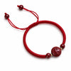 Chinese Zodiac Red String Bracelet — Cinnabar Charm Bracelet for Your Birth Sign Buddha Tibet