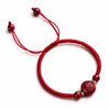Chinese Zodiac Red String Bracelet — Cinnabar Charm Bracelet for Your Birth Sign Buddha Tibet