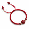 Chinese Zodiac Red String Bracelet — Cinnabar Charm Bracelet for Your Birth Sign Buddha Tibet