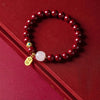 Cinnabar Bracelet - Fengshui Imperial Cinnabar - Buddha Tibet xd00019