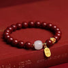 Cinnabar Bracelet - Fengshui Imperial Cinnabar - Buddha Tibet xd00019