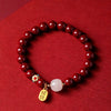 Cinnabar Bracelet - Fengshui Imperial Cinnabar - Buddha Tibet xd00019