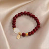 Cinnabar Bracelet - Fengshui Imperial Cinnabar - Buddha Tibet xd00019