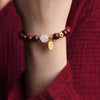 Cinnabar Bracelet - Fengshui Imperial Cinnabar - Buddha Tibet xd00019