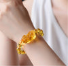 Citrine Bracelet - Feng Shui Wealth Pixiu - Buddha Tibet xd00034