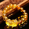 Citrine Bracelet - Feng Shui Wealth Pixiu - Buddha Tibet xd00034