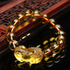 Citrine Bracelet - Feng Shui Wealth Pixiu - Buddha Tibet xd00034