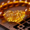 Citrine Bracelet - Feng Shui Wealth Pixiu - Buddha Tibet xd00034