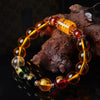 Citrine bracelet - God of Wealth & 5 Jambhala - Buddha Tibet xd00015