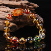 Citrine bracelet - God of Wealth & 5 Jambhala - Buddha Tibet xd00015
