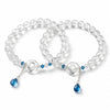Clear Quartz Peace Buckle Bracelet — Natural Stone Beads for Calm & Protection Buddha Tibet