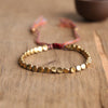 Copper Bead Bracelet - Tibetan Knot for Healing - Buddha Tibet xd00011