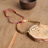 Copper Bead Bracelet - Tibetan Knot for Healing - Buddha Tibet xd00011