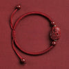 Chinese Zodiac Guardian Deity Bracelet — 2026 Horse Year Red String